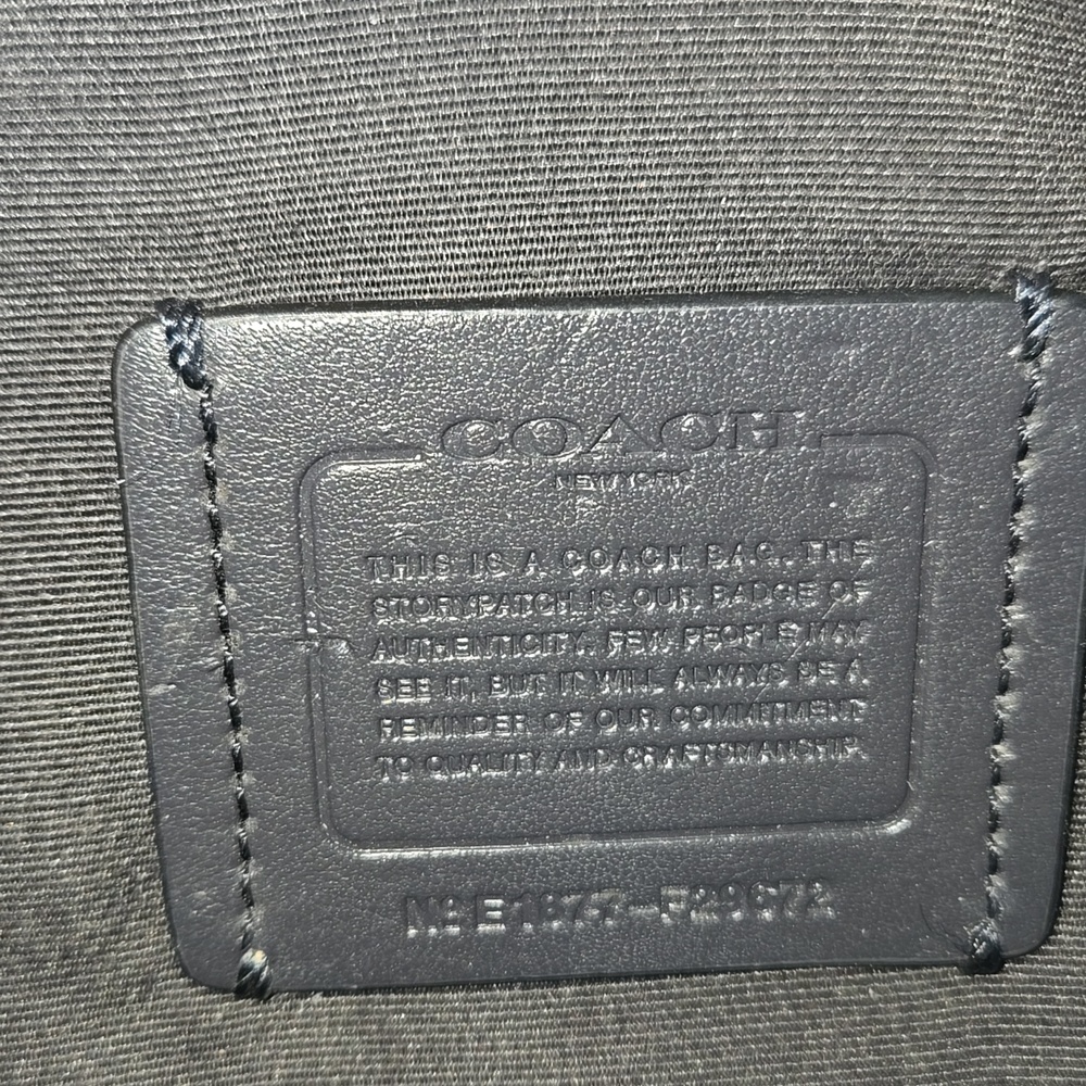 COACH Blue Signature Crossbody Bag - Picture 7 of 8